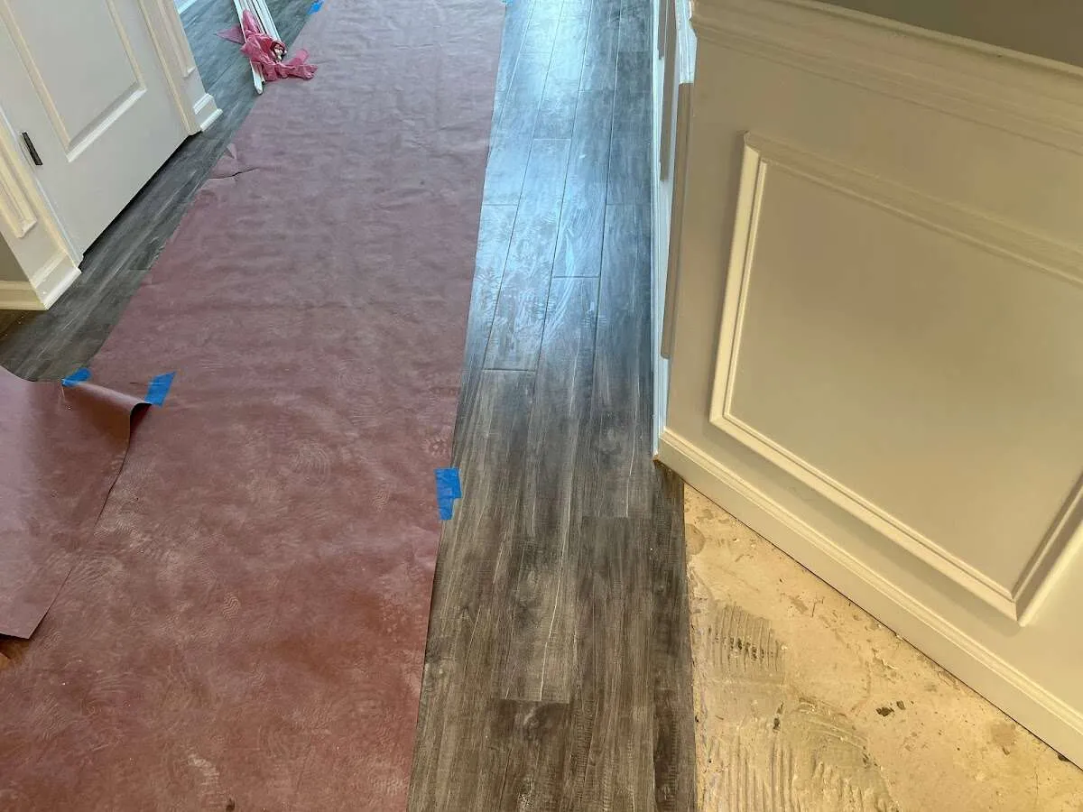 Completed marble shower restoration in Walker